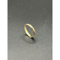 Unisex 9ct Yellow Gold Band Ring