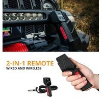 X-Bull Electric 12V 14500LBS Synthetic Rope Winch 4WD Off-Road Recovery SUV
