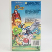 The Rescuers Down Under VHS Walt Disney Classics Animated Movie G Rated