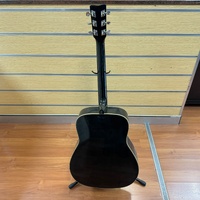 Yamaha FG-425 Vintage 1988 Rare Black Acoustic Guitar Made in Taiwan