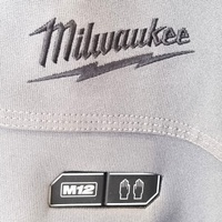 Milwaukee M12HJIGREYX-0S ToughShell Heated Jacket Grey Small + Charger