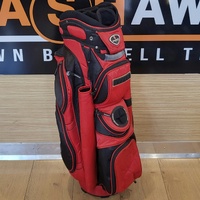 Srixon Tour Special Golf Cart Bag & Shark Travel Cover Red Black