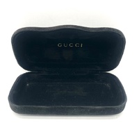 Gucci GG0010S 001 58mm Black Square Sunglasses Signature Stripe with Case