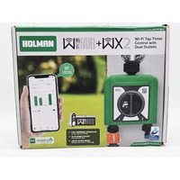 Holman WX2 Dual Outlet WiFi Tap Timer Smart Hub Automatic Irrigation