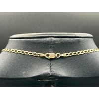 Unisex 9ct Yellow Gold Curb Link Necklace