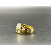 Men’s 18ct Yellow Gold Diamond Ring