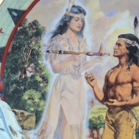 Hamilton Collection Peace Pipe Native American Legends Plate Sandro 1995