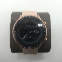 Ryze Flex Smart Watch Pink Rose Gold Fitness Tracker Bluetooth 3ATM