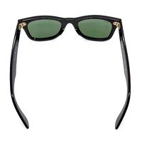 Ray-Ban Wayfarer RB2140 901 50mm Black G-15 Green Glass Sunglasses