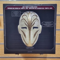 Star Wars Galaxy's Edge Jedi Temple Guard Mask Collectible with Display Stand