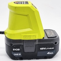 Ryobi ONE+ 18V Battery Charger IntelliPort System with 4.0Ah Battery