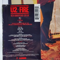 U2 Fire 40th Anniversary Edition 12" Picture Disc Vinyl RSD 2021 New