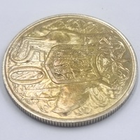 1966 Australian Round 50 Cent Coin 80% Silver Royal Australian Mint Elizabeth II