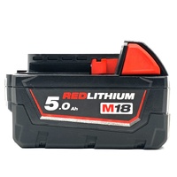 Milwaukee M18 18V RedLithium-Ion 5.0Ah Extended Capacity Battery Pack M18B5