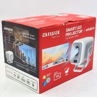 AIWA AWPJ0F1W Smart LED Projector 1080p WiFi Bluetooth Remote