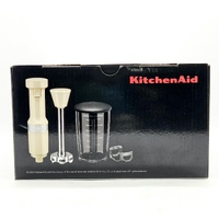 KitchenAid Corded Stick Hand Blender 5KHBV53AAC Variable Speed Almond Cream
