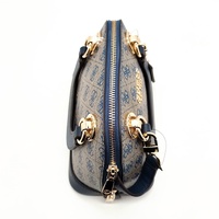 GUESS Cathleen II Midnight Logo Dome Satchel Bag Crossbody with Strap