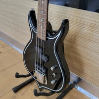 Cort GS Punisher 2 Gene Simmons KISS 4 String Electric Bass Guitar Black with Case
