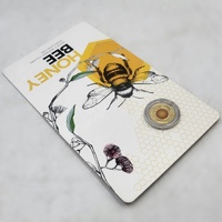 2022 Royal Australian Mint $2 Honey Bee C Mintmark Coloured UNC Coin Carded