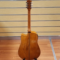 Tribute TRI-1CE Semi-Acoustic Cutaway Guitar Steel String Tuner Brown