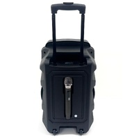 NDR NDR-1211 12 Inch 1200W LED RGB Portable Speaker with Mic and Remote