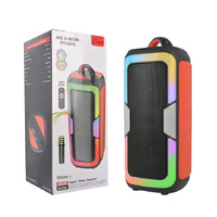 DJ Powered Karaoke Party Bluetooth Super Bass 4 Inch 25W Speaker RGB Light