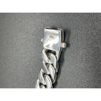 Mens 925 Sterling Silver Curb Link Bracelet (NEW)