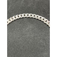 Unisex 925 Sterling Silver Cuban Link Bracelet NEW
