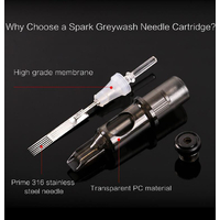 Box of 20 x Spark Prime Quality Tattoo Cartridge Needles [Needle Size: 1RL]