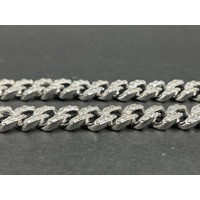 Unisex 925 Sterling Silver Iced Cuban Link Necklace (NEW)