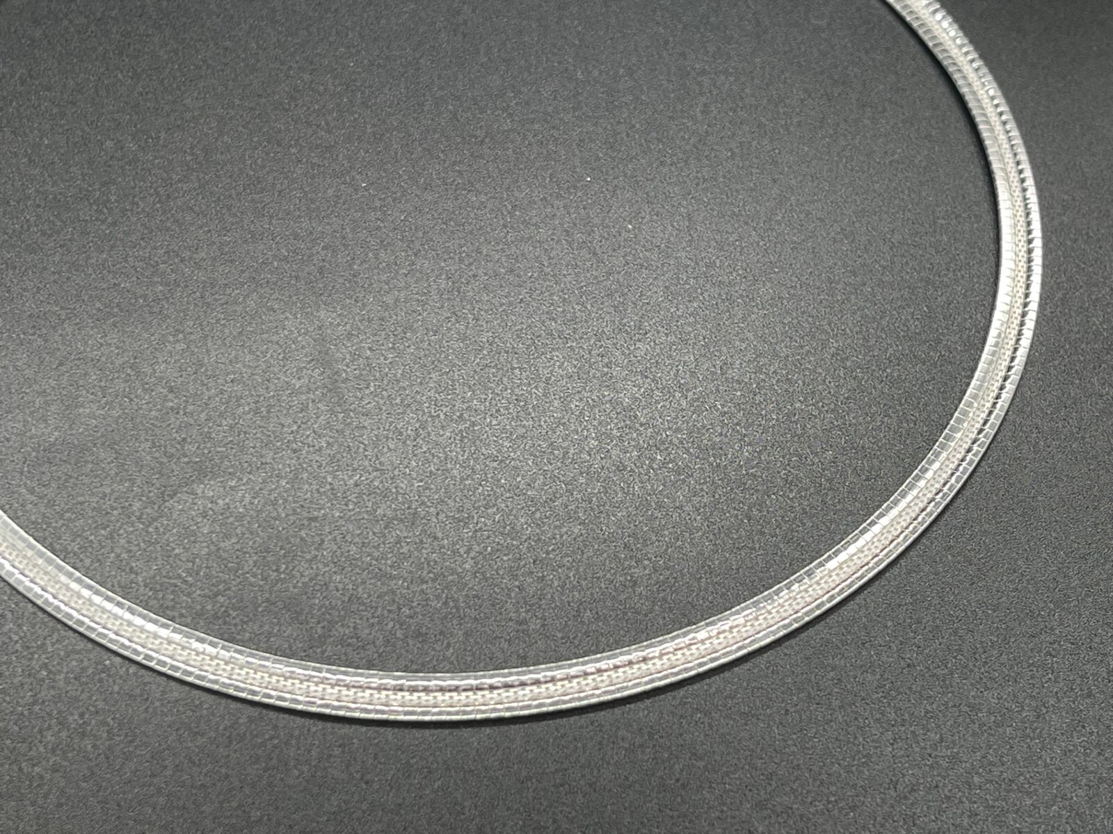 1mm Sterling Silver Snake Chain Necklace – 14k White Gold Plated, Made In Italy