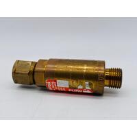 Cigweld F2R Flashback Arrestor 308735 Large Cylindrical Stainless Steel