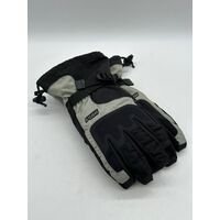 POW Ski Snow Gloves Black/Grey Thermal Anti-Slip Touchscreen Winter Gloves