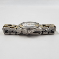 Adina Oceaneer Sports Watch 100m WR Stainless Steel Mens Quartz Two Tone