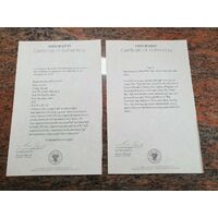 Andrew Bone Coming Through Collectable Framed Art Work With Certificate