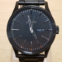 Nixon Men's Watch Sentry Stainless Steel All Black A356-1147-00 (Preowned)