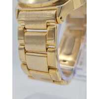 Unlisted UL1269 Yellow Gold Case Dial Silver Sub-Eyes Men’s Quartz Watch