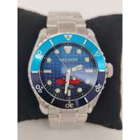 Archon Offshore Pro 5 Blue Dial Automatic Sapphire Crystal Watch (Preowned)