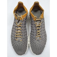 Nike Free Inneva Woven Grey Laser Orange Mens Size 9 Sportswear Sneaker