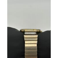 Countdown by Helbros Base Metal Bezel Stainless Steel Ladies Gold Tone Watch
