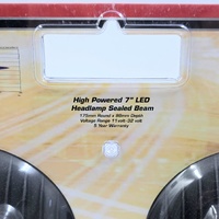 LED Autolamps MaxiLamp 7 Inch Round LED Headlight 1422LM High Beam 11V-32V