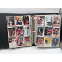 Fleer 94-95 Assorted Basketball Cards Approx. 1000 Collectable Cards in Folder 