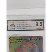 2019 Pokemon S&M Unified Minds #239 Slowpoke and Psyduck GX (Pre-Owned)