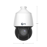Super HD 4MP PTZ Dome Network Camera Pan Tilt 25X Optical Zoom IP67 Rating