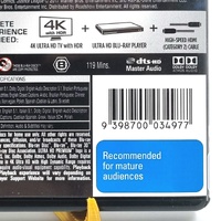 Large View Justice League 4K Ultra HD + Blu-ray DC Superhero Action Movie