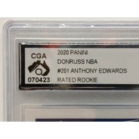 2020-21 Panini Donruss Rated Rookies Anthony Edwards #201 Collectable Card