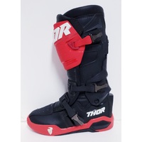Thor 2022 Motocross Boots Radial Black / Red Size 10 US (Pre-Owned)