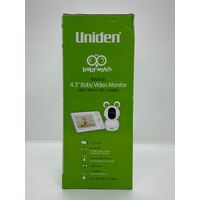 Uniden BW4151 4.3” Baby Video Monitor with Pan and Tilt Camera (Pre-Owned)