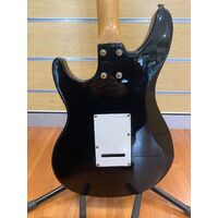 Ashton 6-String Black White Guitar + Gig Bag (Pre-owned)