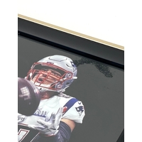 NFL Fanatics Signed Rob Gronkowski NE Patriots Super Bowl Framed Photograph